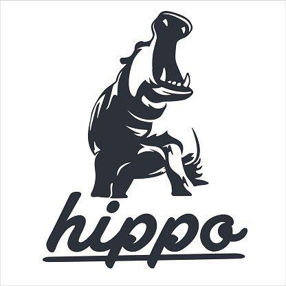 Hippotamus Logo - Hippopotamus and Hippo Later premium clipart - ClipartLogo.com