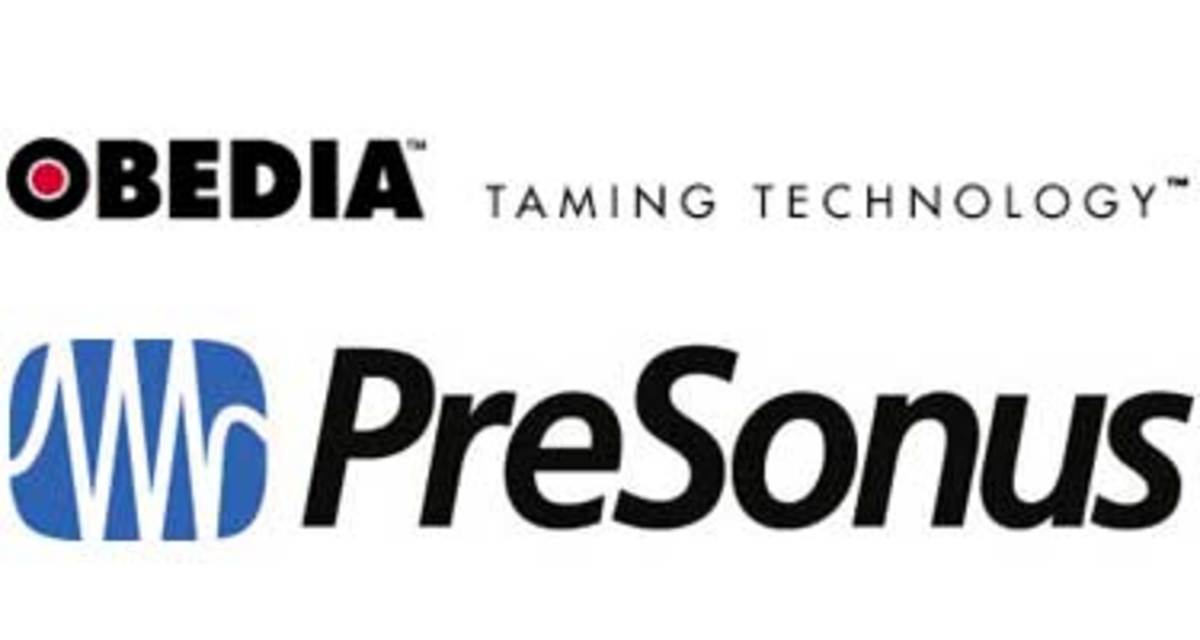 PreSonus Logo - Obedia Offers Free PreSonus Training - ProSoundNetwork.com