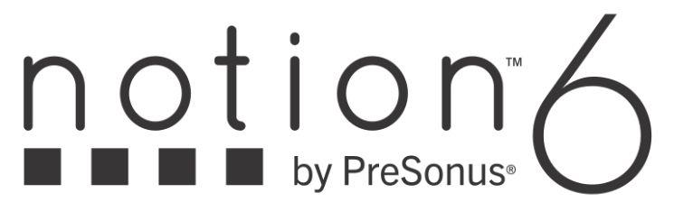 PreSonus Logo - Notion 6