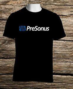 PreSonus Logo - Details about Presonus Percussion Drums Cymbal Logo Black T-shirt Mens  Tshirt S to 3XL