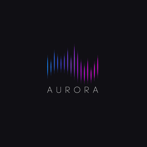 Aurora Logo - Unite color and sound with a vibrant logo for AURORA. Logo design