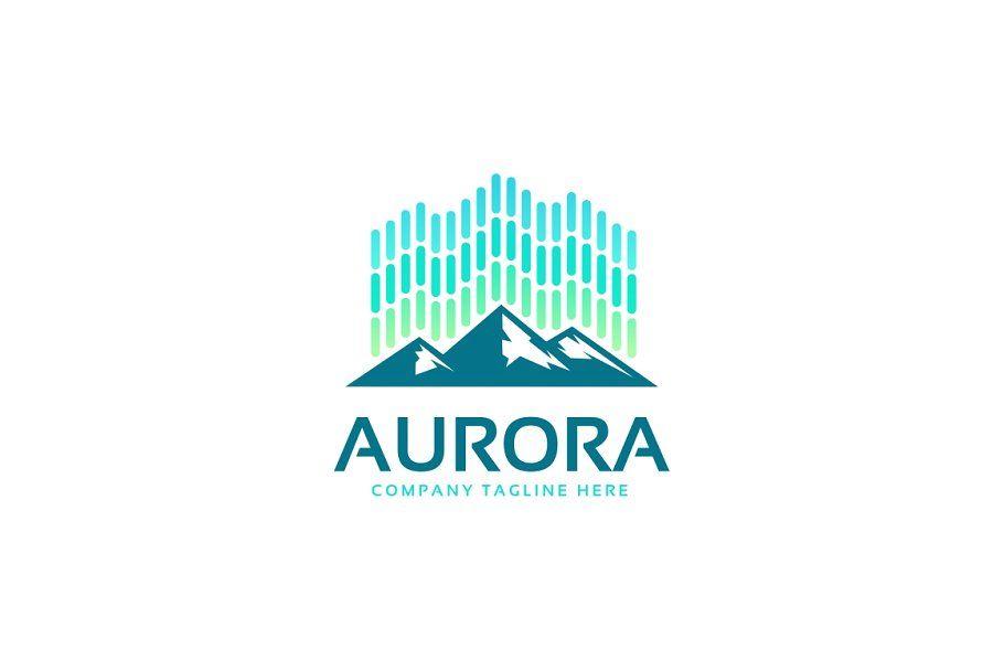Aurora Logo - Aurora Light Logo Template