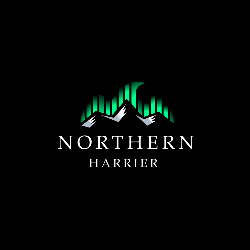 Aurora Logo - SOLD: Northern Harrier Aurora Borealis Lights Logo
