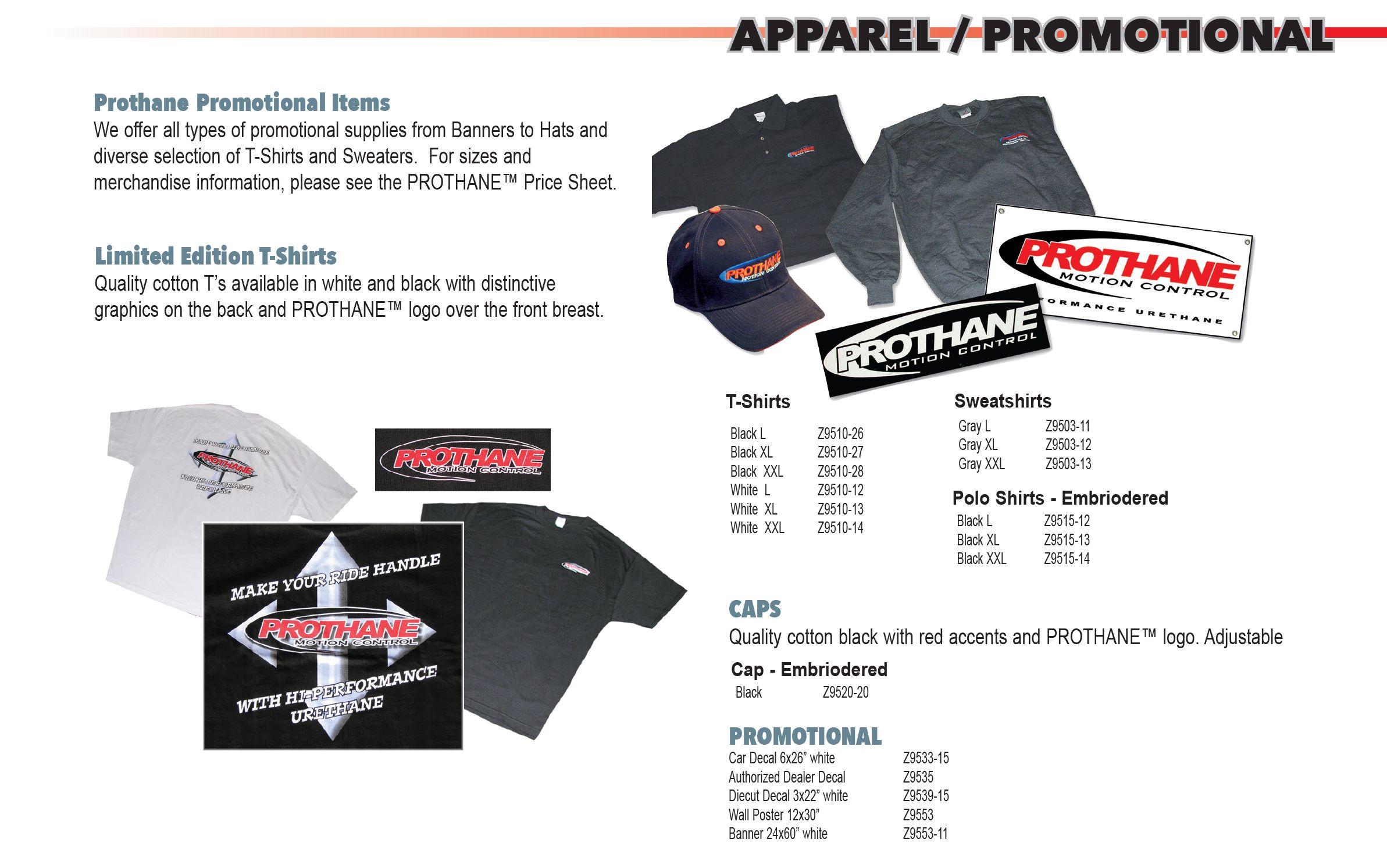 Prothane Logo - Apparel & Promotion