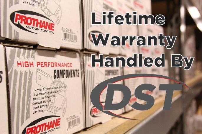 Prothane Logo - lifetime warranty from Prothane