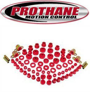 Prothane Logo - Details About Prothane 1 2002 1976 1979 Jeep CJ5 CJ7 Total Complete Suspension Bushing Kit Red