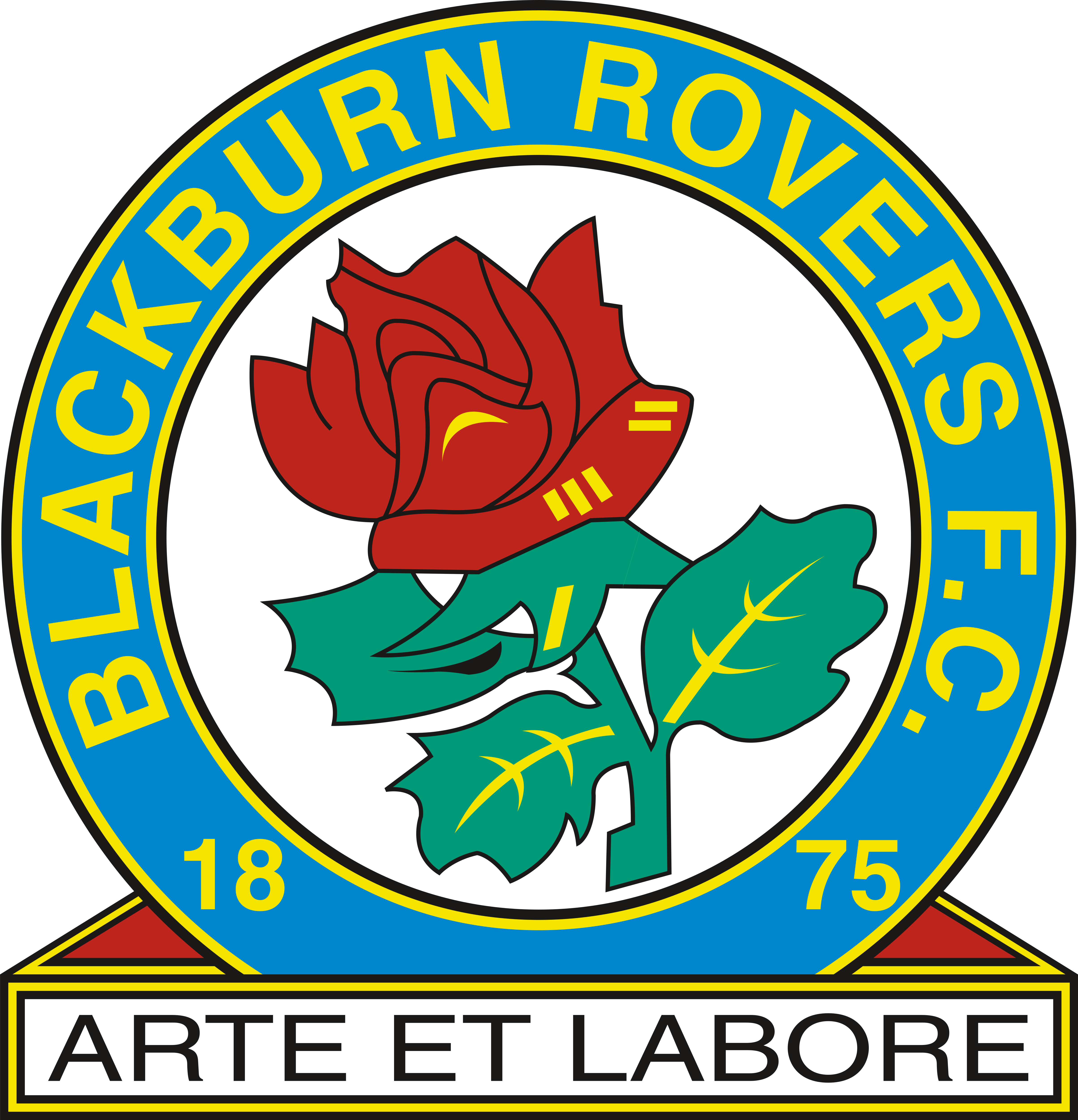 Blackburn Logo - FC Blackburn Rovers – Logos Download