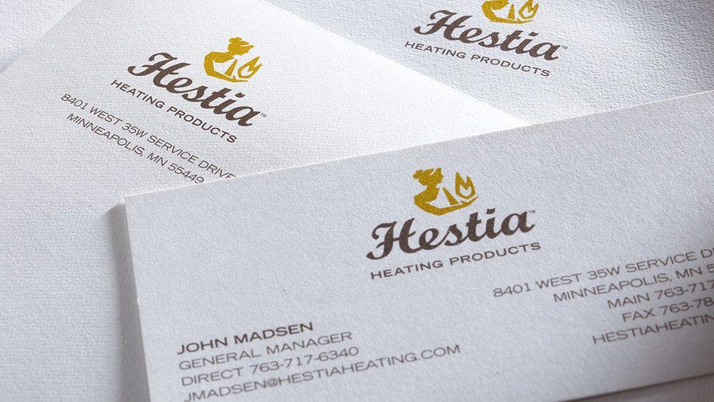 Hestia Logo - Corporate Identity System - Hestia Heating Products — Franke+Fiorella