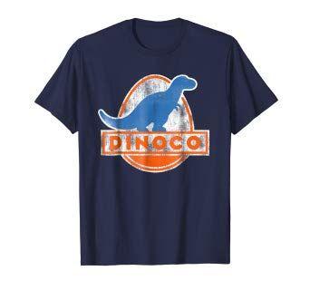 Dinoco Logo - Disney Pixar Cars Iconic DINOCO Dinosaur Logo T-Shirt