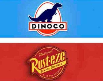 Dinoco Logo - Dinoco | Etsy