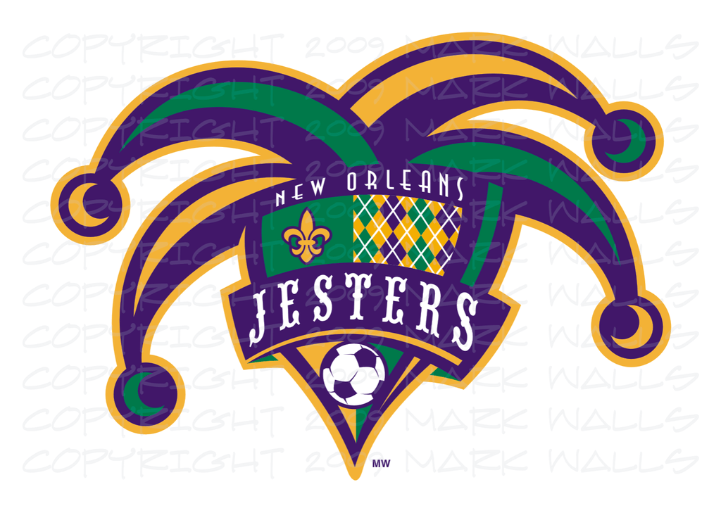 Jesters Logo - New Orleans Jesters Creamer's Sports Logos
