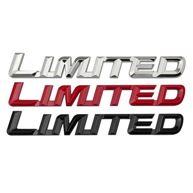 Limited Logo - US $4.04 19% OFF|LIMITED logo Car Styling for Mitsubishi Honda Nissan BMW  Volkswagen Polo Nissan Toyota Opel Audi Volvo ISUZU Auto Emblem Decal-in  Car ...