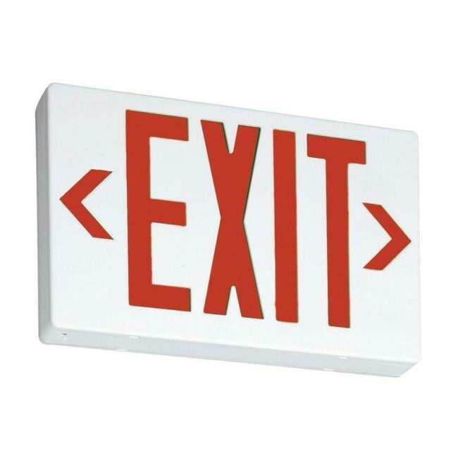 Lithonia Logo - Lithonia Lighting EXR LED El M6 Exit Sign Red Emergency 210lc6