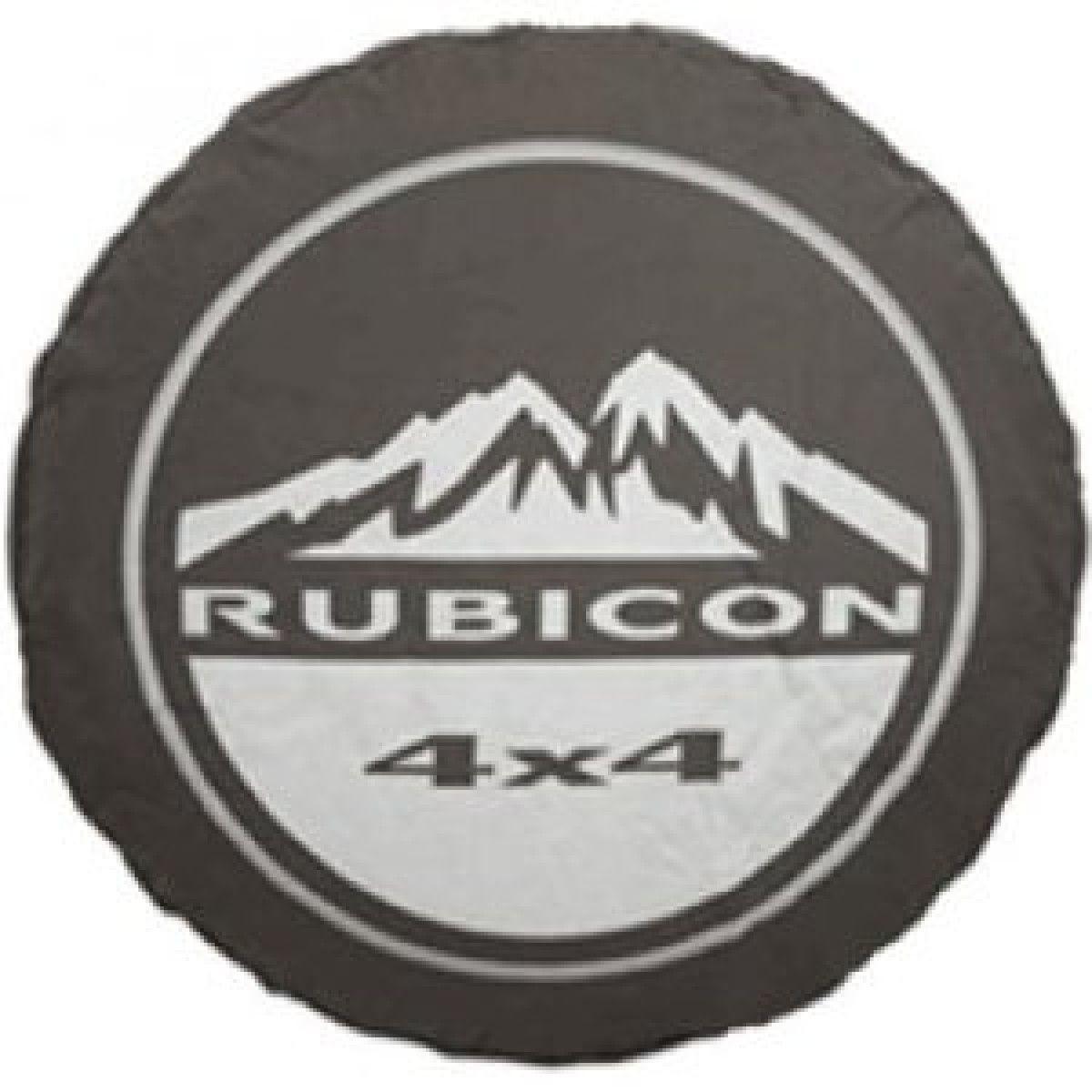 Rubicon Logo - Genuine Mopar Spare Tire Cover Cloth Khaki W/ Rubicon Logo (Part No ...