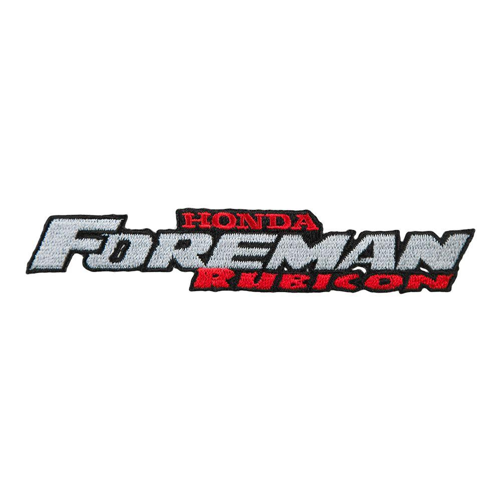 Rubicon Logo - Honda Foreman Rubicon Logo Embroidered Motorcycle Patch | Honda ...