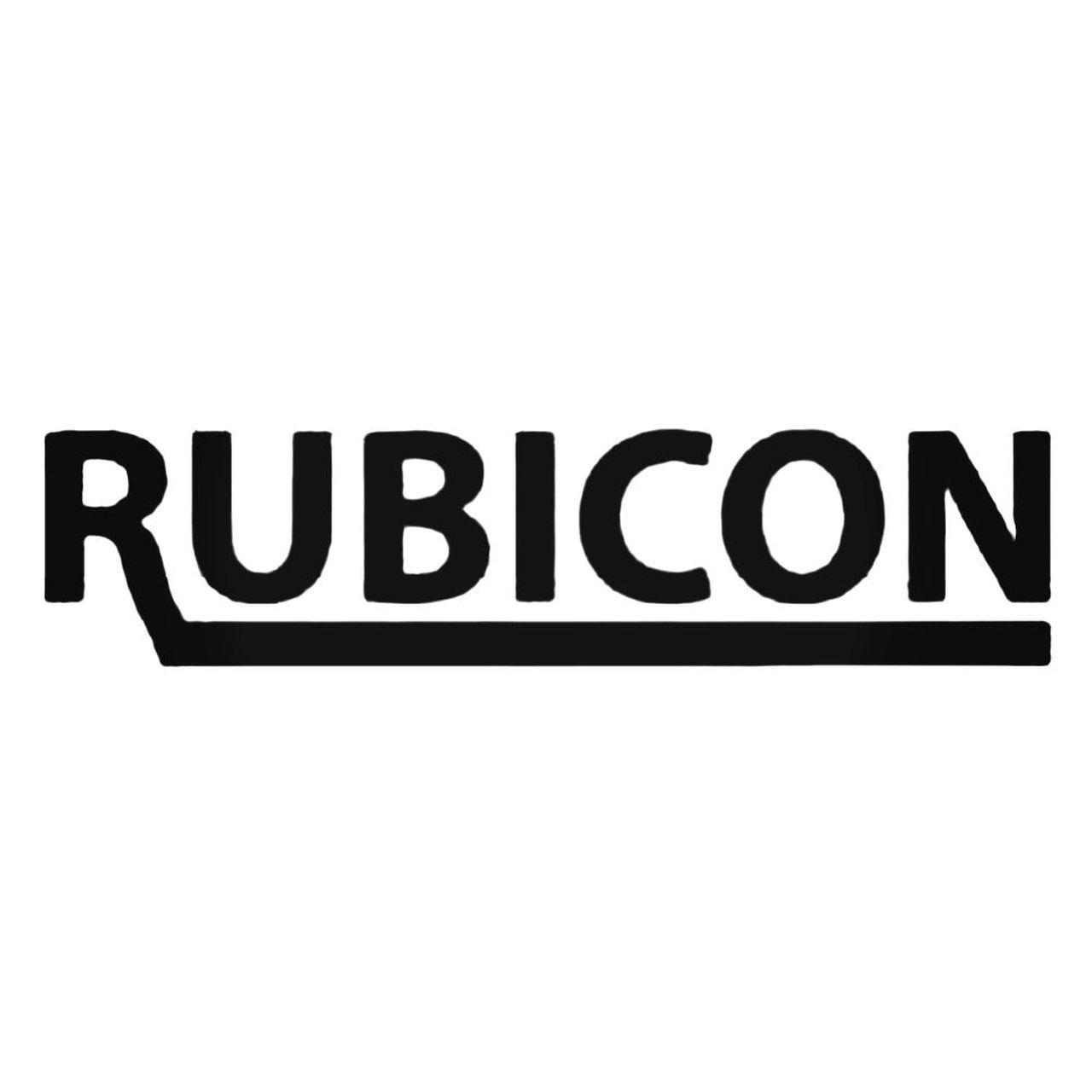 Rubicon Logo - Rubicon Usa Band Decal Sticker