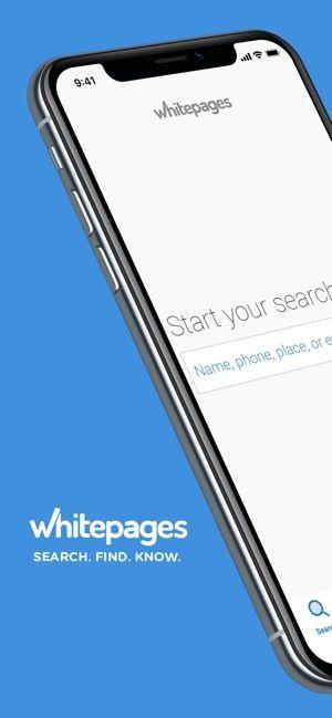 Whitepages.com Logo - Whitepages People Search on the App Store