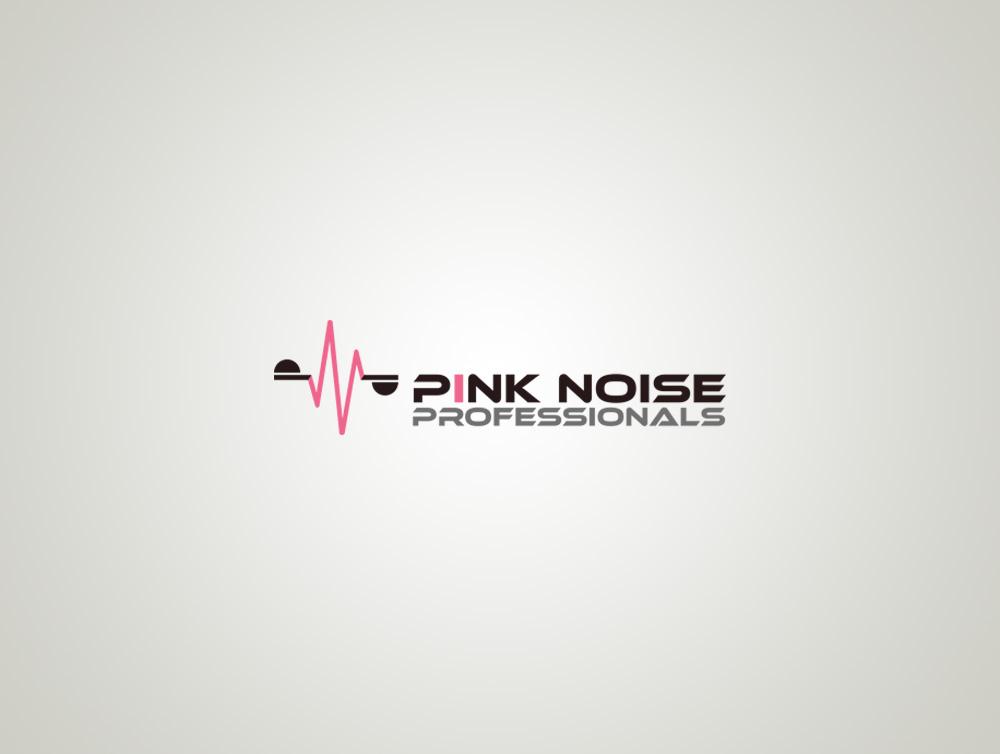 Noise Logo - PINK NOISE, Logo Design, Staionary Design, collateral Design, Print