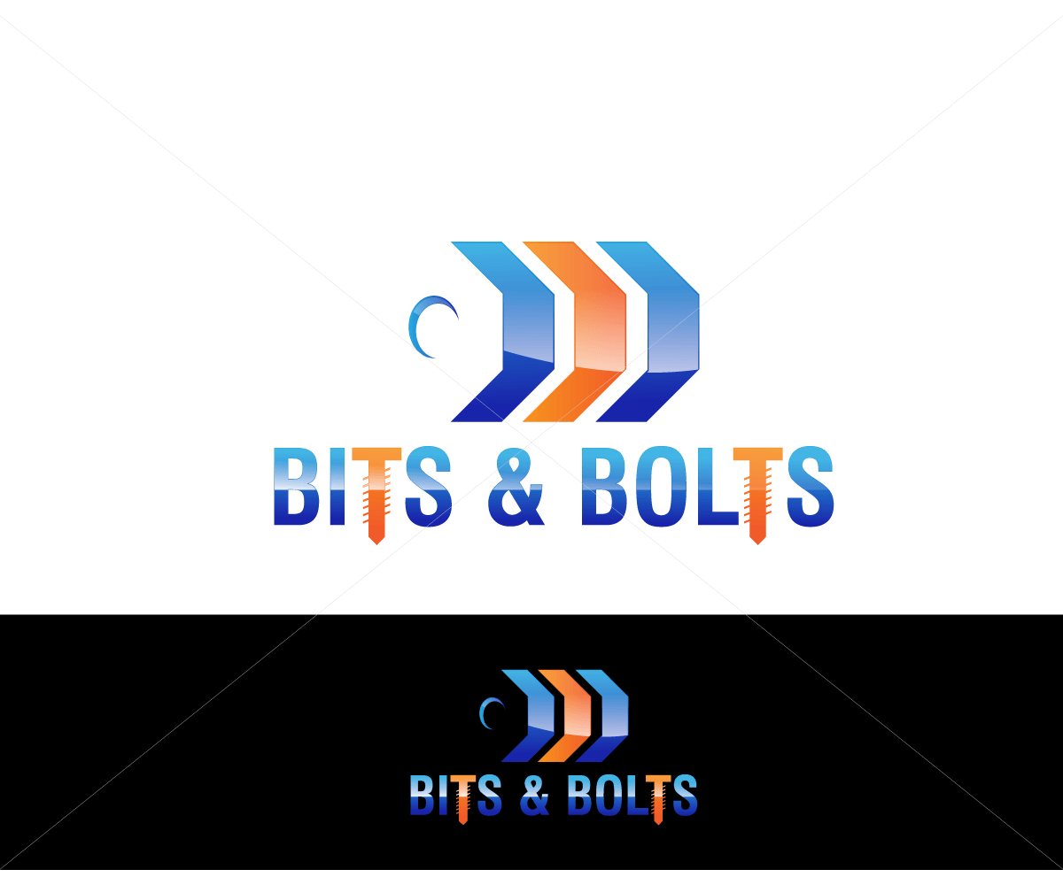 Bolts Logo - Bold, Masculine, Business Logo Design for Bits & Bolts
