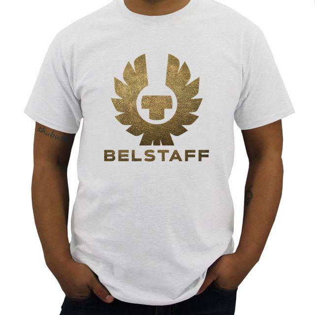 Belstaff Logo - US $7.6 45% OFF|Belstaff Mens Coteland Heritage Jersey Logo Tee shirt  summer cotton tshirt fashion brand tee shirt new euro size-in T-Shirts from  ...