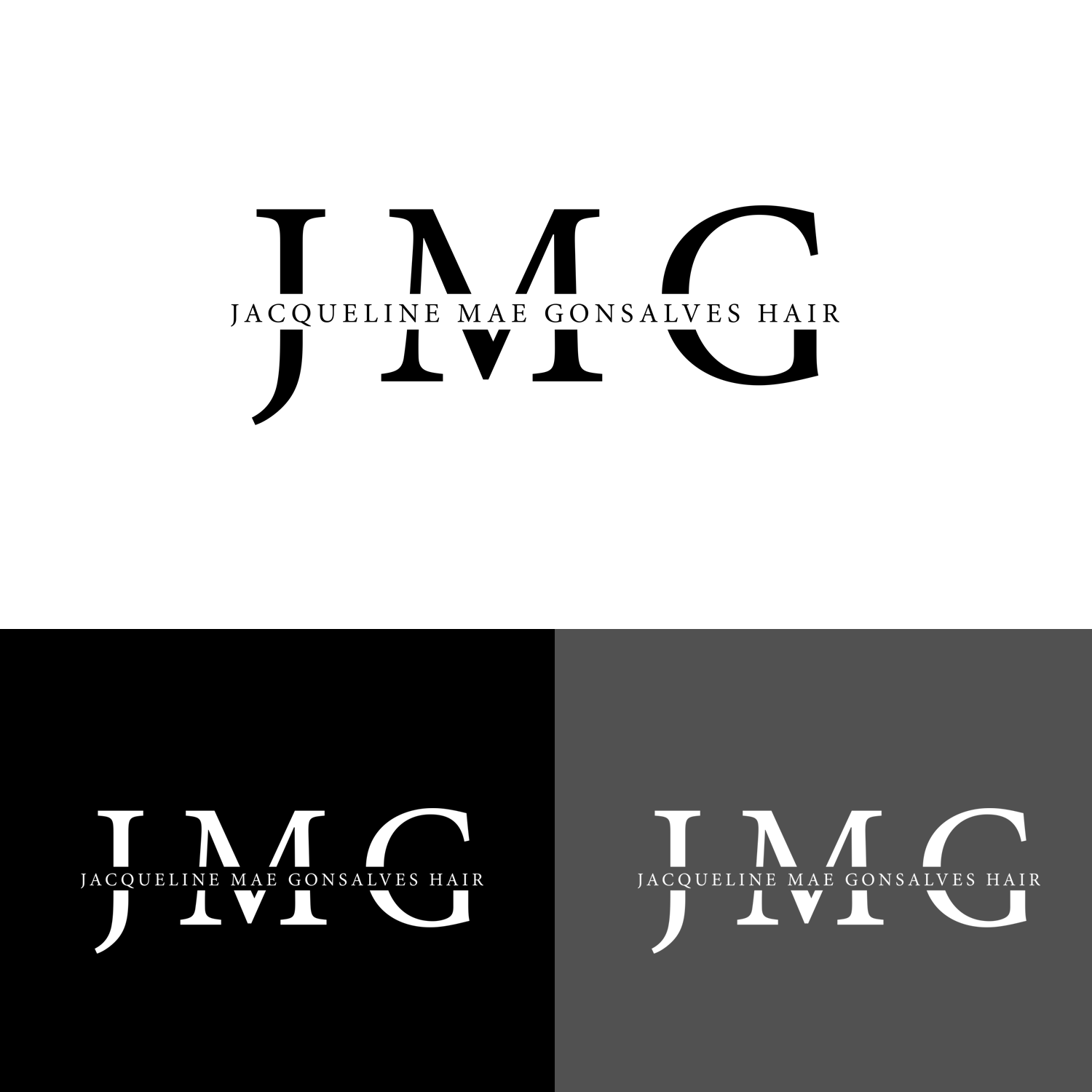 JMG Logo - Serious, Professional, Hair And Beauty Logo Design for Jacqueline ...