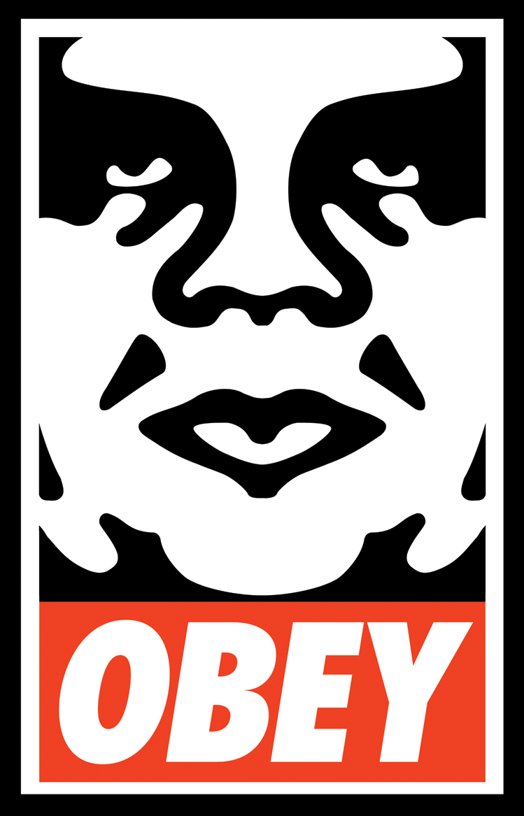The Obey Logo - Shepard Fairey, OBEY logo | Art | Shepard fairey obey, Obey art ...