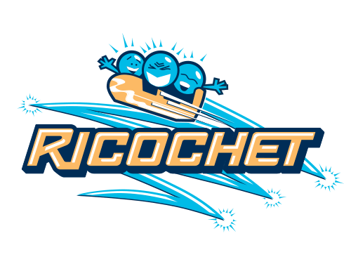 Carowinds Logo - Ricochet Roller Coaster