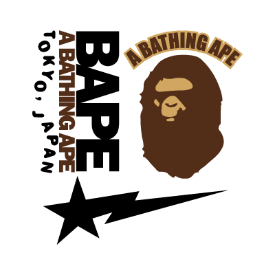 Ape Logo - A Bathing Ape vector logo - A Bathing Ape logo vector free download