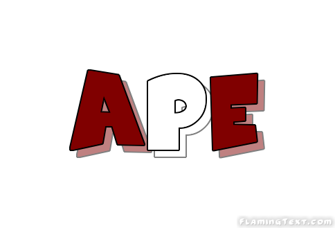 Ape Logo - Latvia Logo | Free Logo Design Tool from Flaming Text
