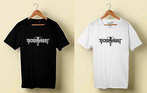 Necrophagist Logo - Details About NECROPHAGIST Death Metal Band Logo Black White T Shirt Tee Size S