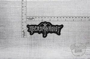 Necrophagist Logo - Details about Necrophagist band logo patch 12cm x 5,4cm / 4,72