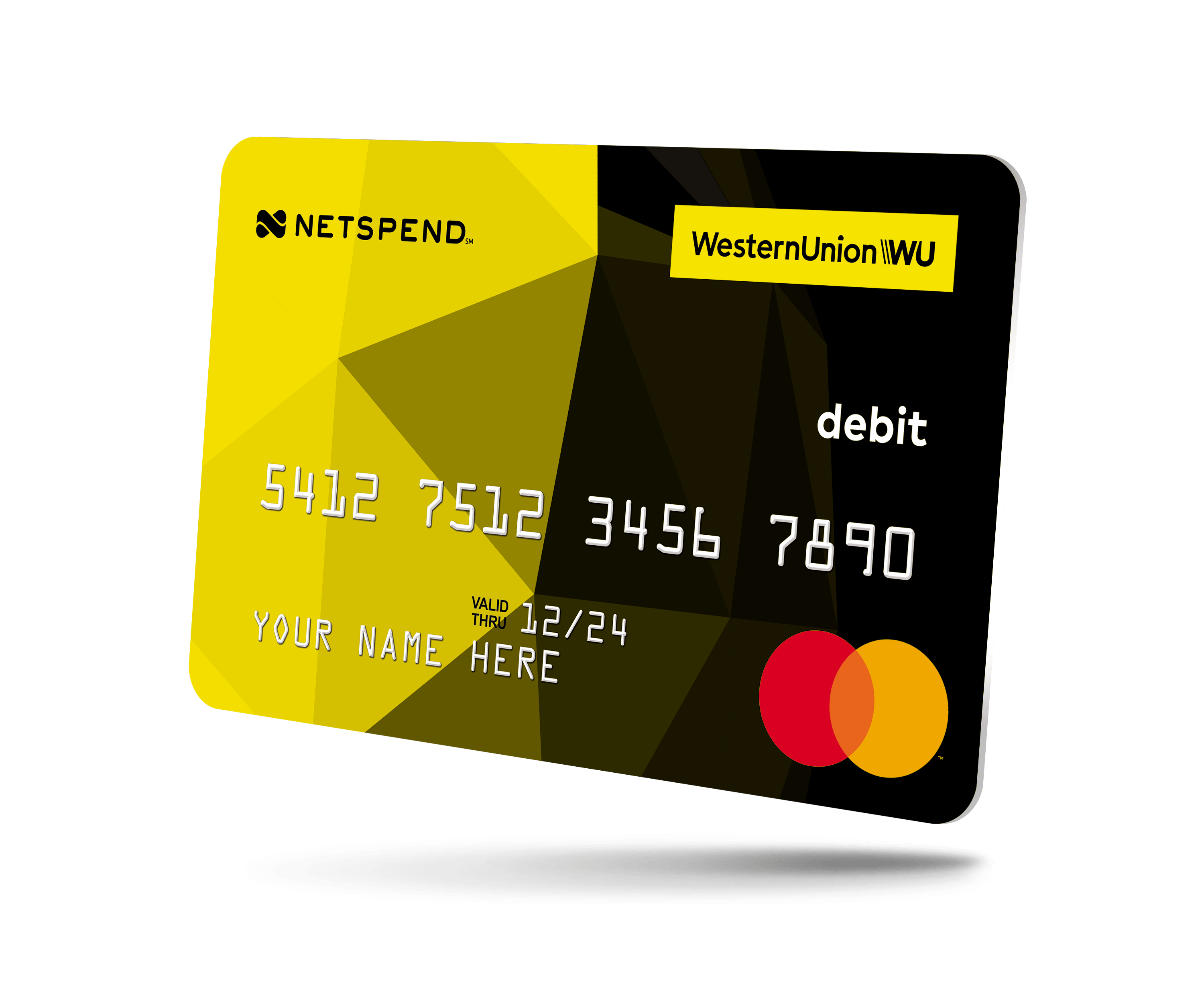 Westernunion Logo - Western Union® NetSpend® prepaid MasterCard® | Western Union US