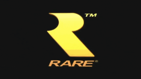 Rare Logo - Childish humor FTW: Rare's old logo is actually a toilet paper roll