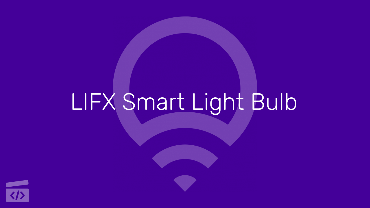 LIFX Logo - LIFX Smart Light Bulb : Basic PHP Setup | CodeTime.io