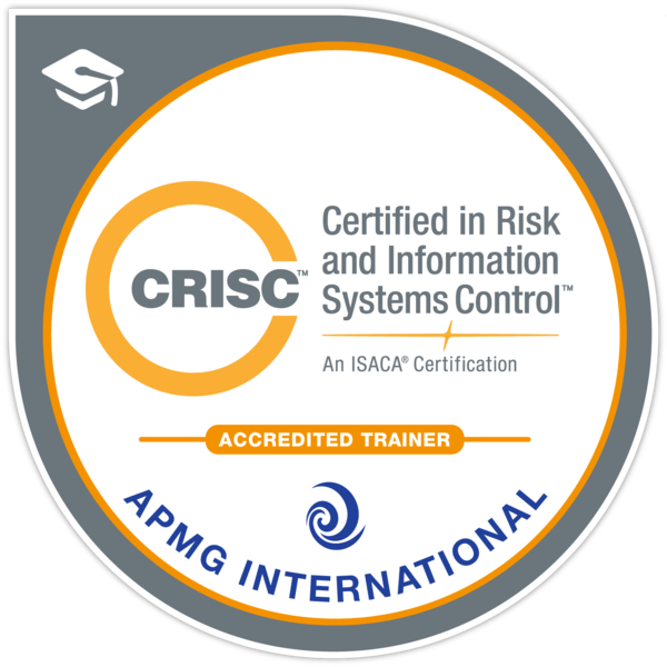 CRISC Logo - APMG Accredited Trainer in Risk and Information Systems