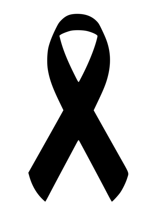 Mourning Logo - National day of mourning Black ribbon Grief Death CC0, Symbol