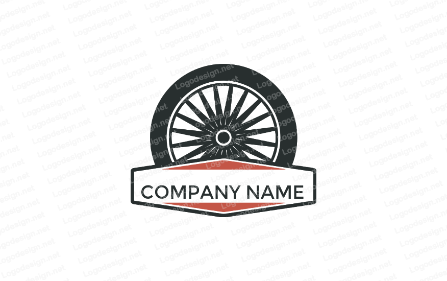 909 Logo - alloy rims merged with car Tyre and ribbon | Logo Template by ...