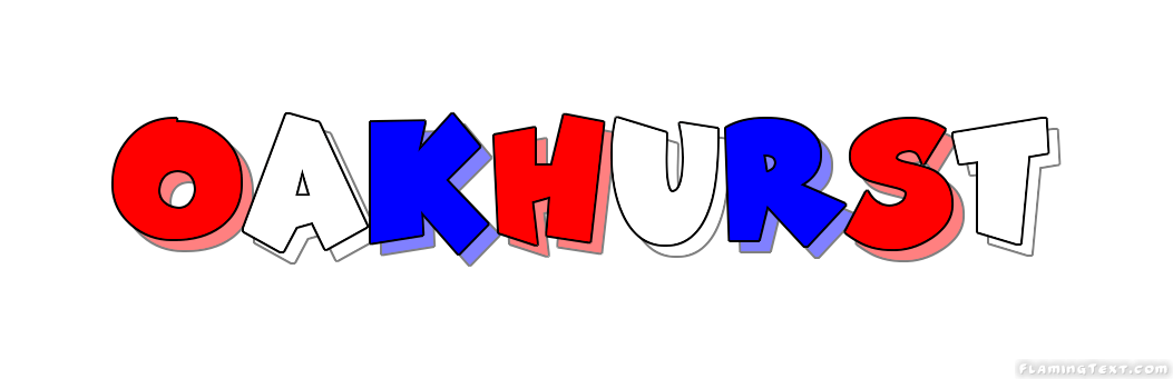 Oakhurst Logo - United States of America Logo. Free Logo Design Tool from Flaming Text