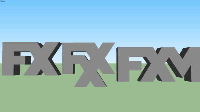 Fxm Logo - 3 FX Logos | 3D Warehouse