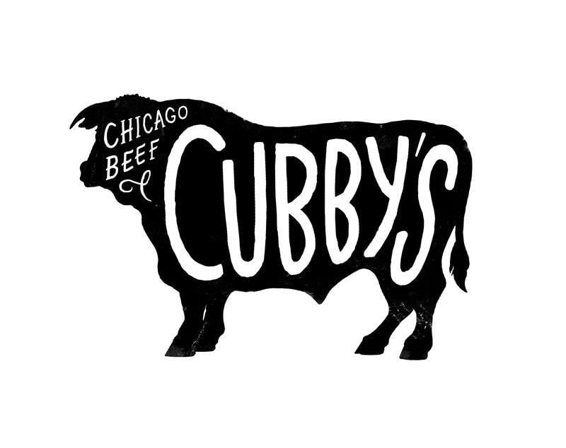 Beef Logo - Cubby's Chicago Beef Logo — Cardon Webb. Chalk menu and a mean ...