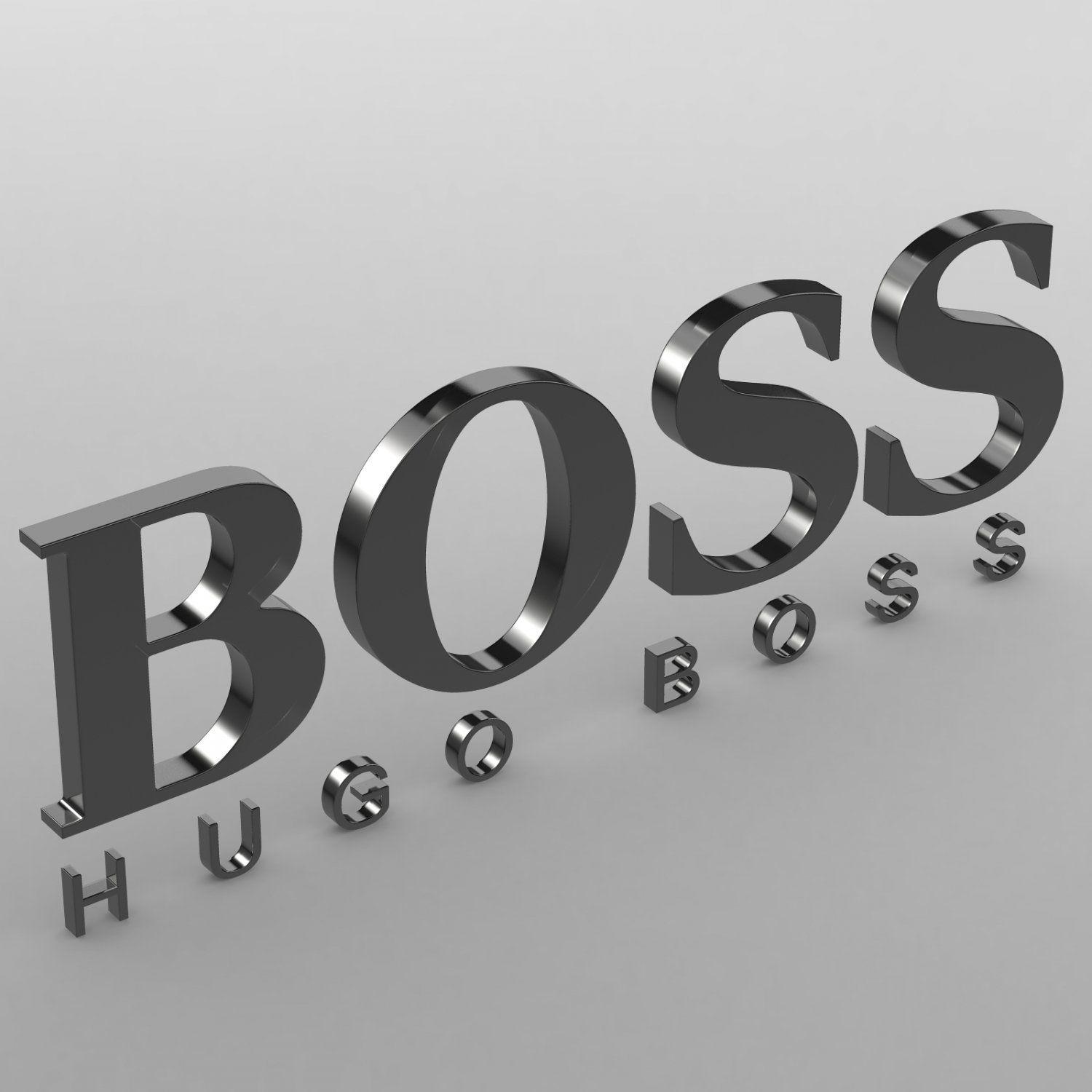 Boss Logo - Boss logo 3D Model in Clothing 3DExport