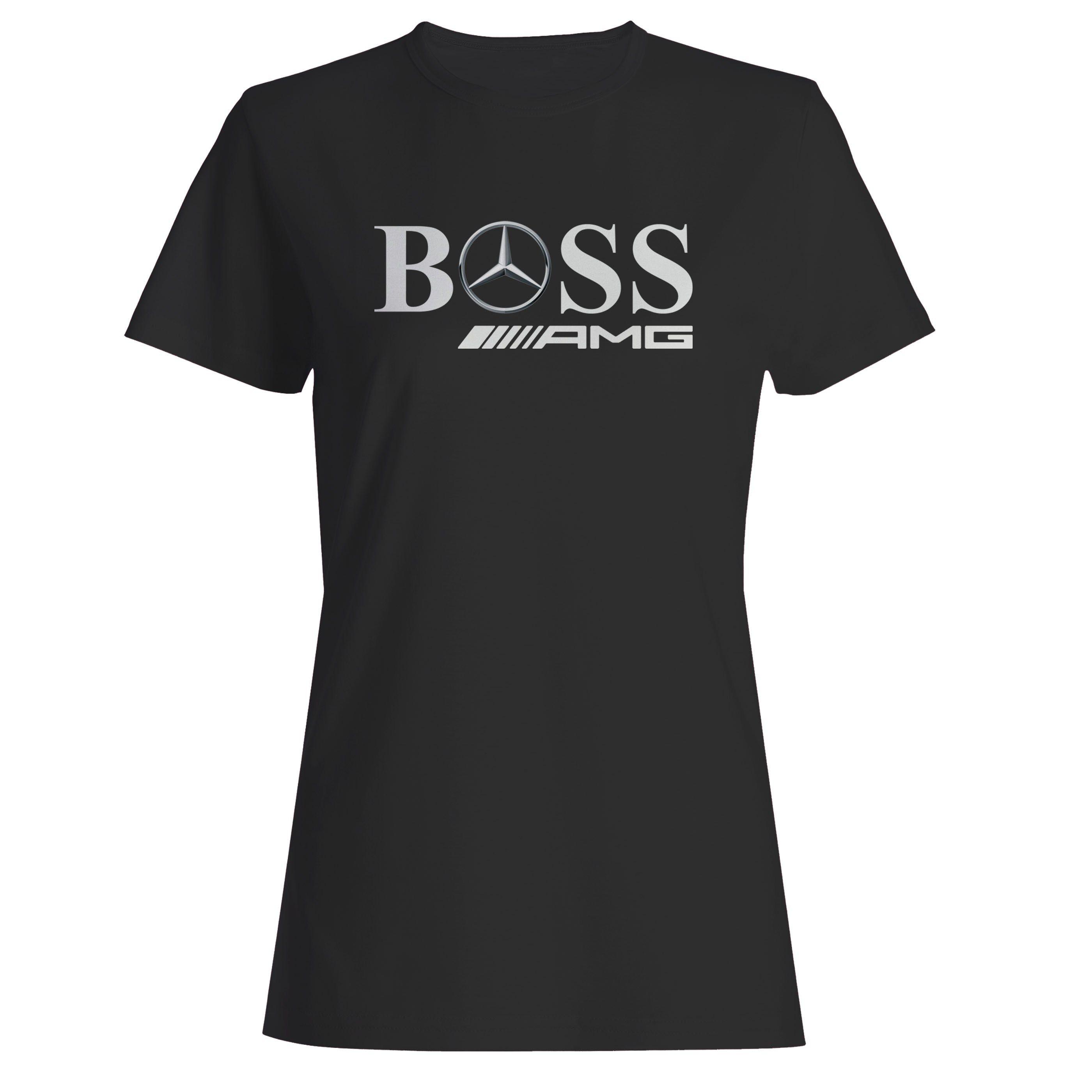 Boss Logo - Mercedes Benz Boss Logo Car Women T Shirt