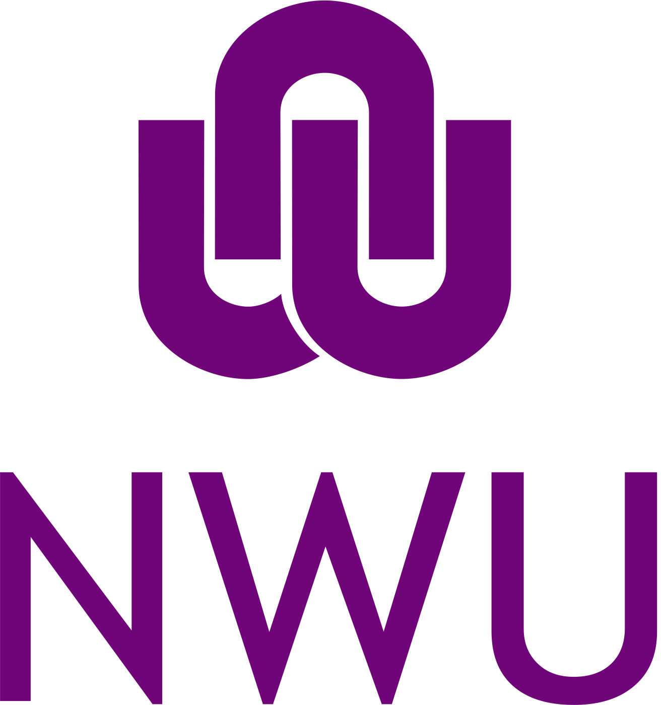 NWU Logo - NWU acronym vertical logo pers •