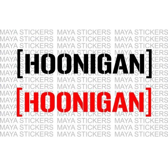 Hoonigan Logo - Hoonigan logo stickers for cars and bikes