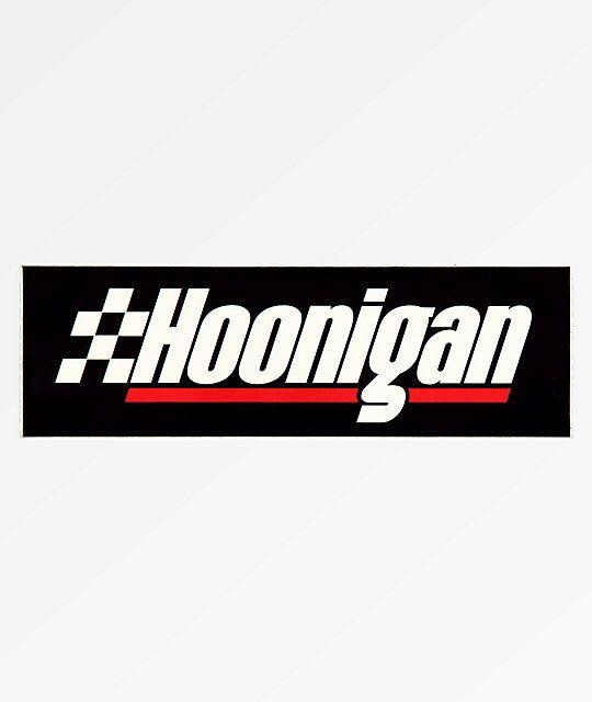 Hoonigan Logo - Hoonigan Fastest Lap Sticker