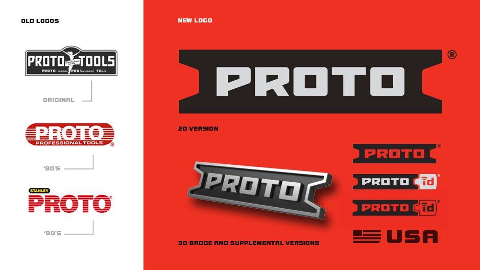 Proto Logo - Proto Tools Brand Development Designs. Stanley tools