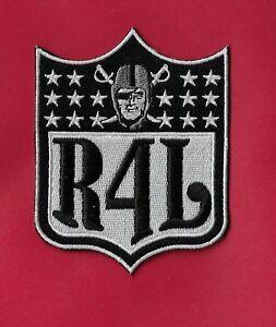 R4L Logo - Details about New Oakland Raiders 'R4L' 3 X 4 Inch Iron on Patch Free Shipping