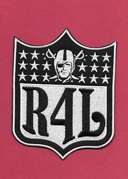 R4L Logo - Amazon.com: New Oakland Raiders ' R4L' Raider for Life 7 3/4X 10 ...