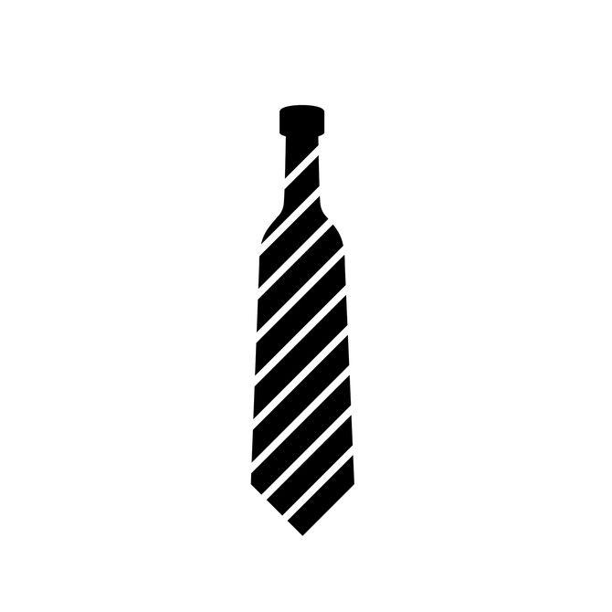 Tie Logo - The Wine Tie Logo