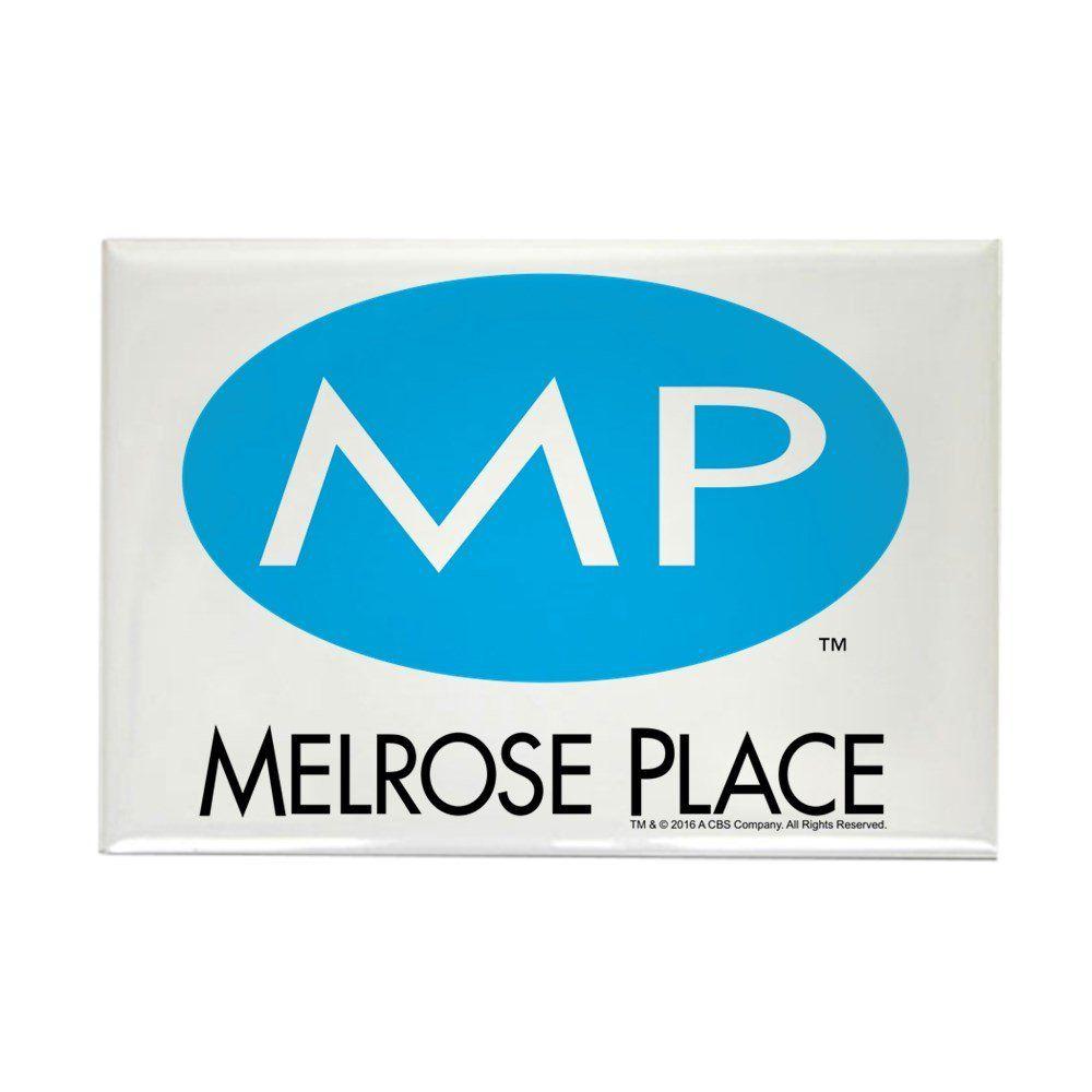 Melrose Logo - Amazon.com: CafePress Melrose Place Logo Rectangle Magnet, 2